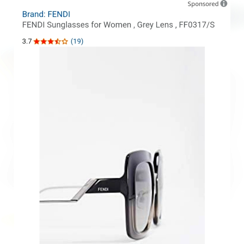 FENDI Oversized square sunglassesFendi FF0317S 53mm Square Gradient SunglassesF